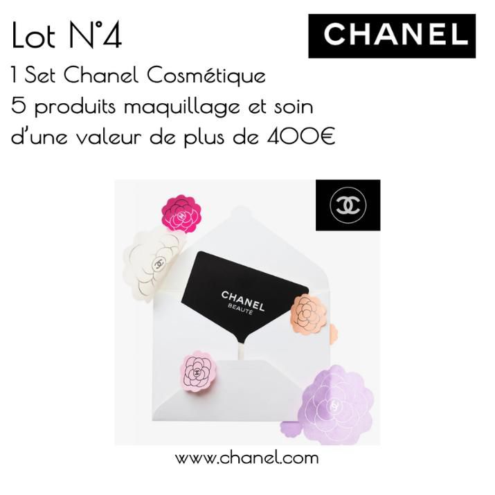 Lot N°4 – CHANEL : Set Cosmétique 5 produits