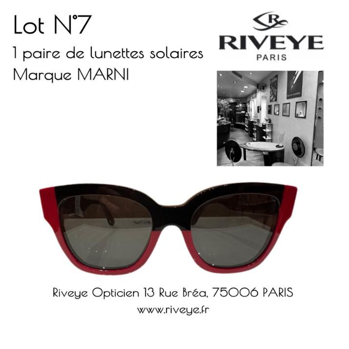 Lot N°7 – RIVEYE Paris : Lunettes solaires MARNI