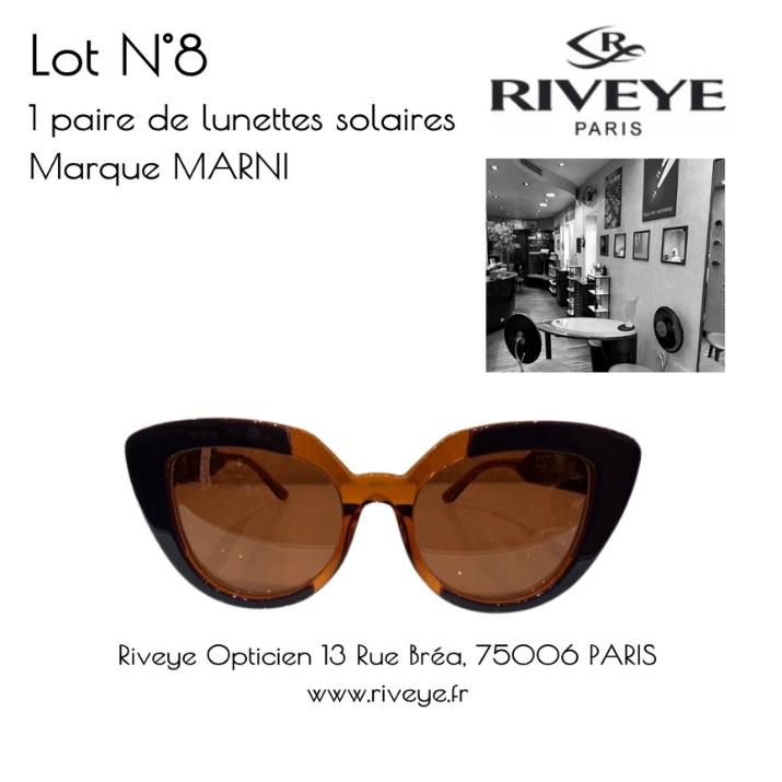 Lot N°8 – RIVEYE Paris : Lunettes solaires MARNI
